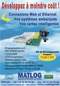 Connexions Web et Ethernet