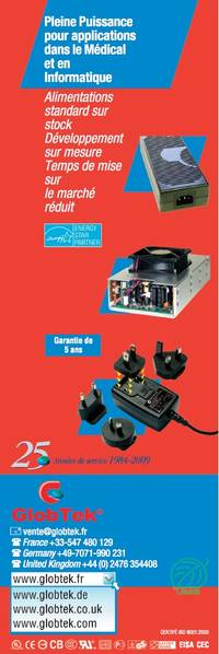 Alimentations standard sur stock