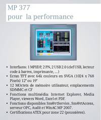 Terminal MP 377 - Pour la performance