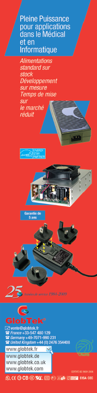 Alimentations standard sur stock