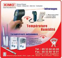 Temp�rature, humidit�, enregistreurs autonomes