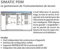 Logiciel Simatic PDM