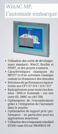 WinAC MP - L'automate embarqu�