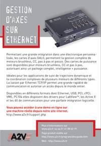 Gestion d'axes sur Ethernet
