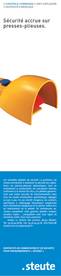 S�curit� accrue sur presses-plieuses.