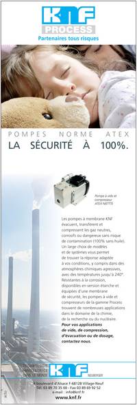 Pompes norme Atex, la s�curit� � 100%