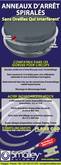 Anneaux d'arret spiral�s "Spirolox"