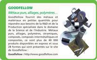M�taux purs, alliages, polym�res,....