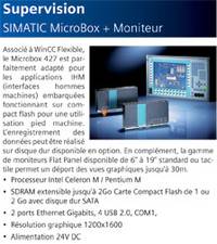 Supervision, Simatic "MicroBox" + Moniteur