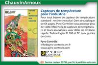Capteurs de temp�rature pour l'industrie