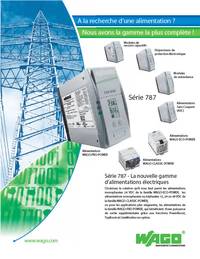Gamme d'alimentation �lectrique
