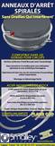 Anneaux d'arr�t spiral�s