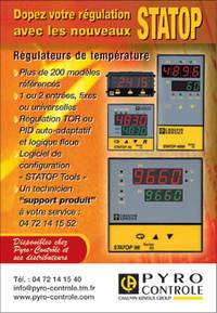 R�gulateurs de temp�rature "STATOP"