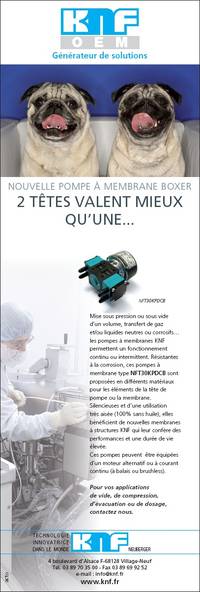 Nouvelle pompe � membrane boxer