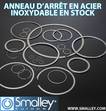 Anneau d'arrêt en acier inoxydable en stock