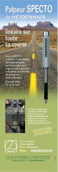 Palpeur lin�aire specto