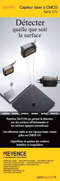 Capteur laser � CMOS "S�rie GV"