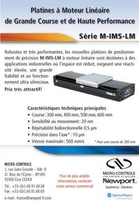Platines � moteur lin�aire