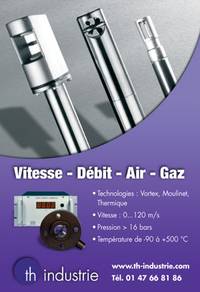 Vitesse, d�bit, air, gaz