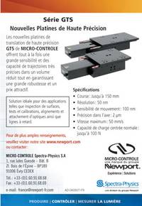 Platine de translation haute pr�cision