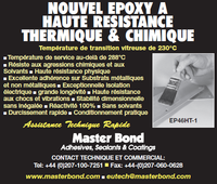 Epoxy � haute r�sistance thermique & chimique
