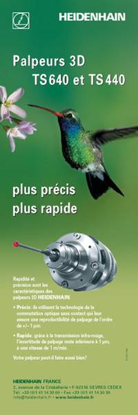 Palpeur  3D, TS640 et TS440