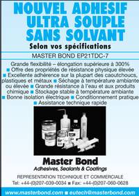 Nouvel adh�sif ultra souple sans solvant