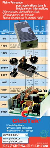 Alimentations standard ou sur mesure