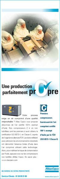 Production d'air parfaitement propre