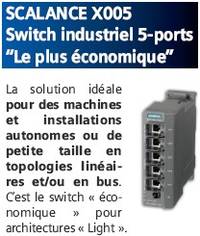 Scalance X005, Switch industriel 5 ports