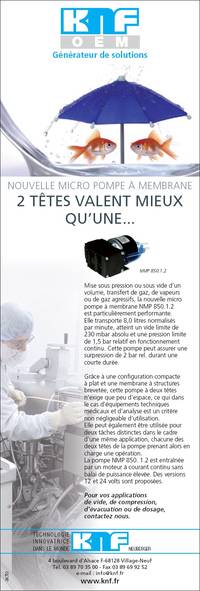 Nouvelle Micro pompe � membrane