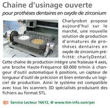 Chaine d'usinage ouverte