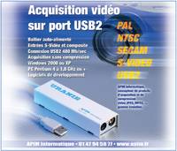 Acquisition vid�o sur port USB2