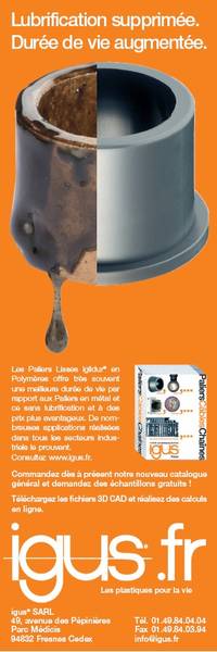 Palier Lisses iglidur en polym�res
