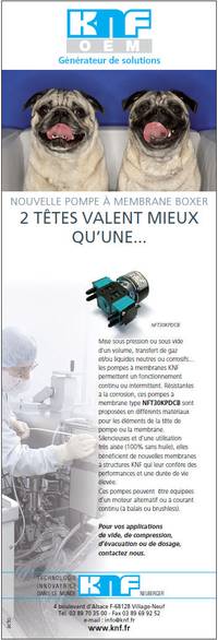 Nouvelle pompe � membrane boxer