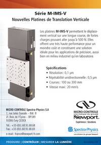 Platines de translation verticale M-IMS-