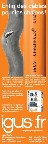 Chaines porte c�ble Chainflex CF27
