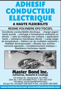 Adhesif conducteur �l�ctrique