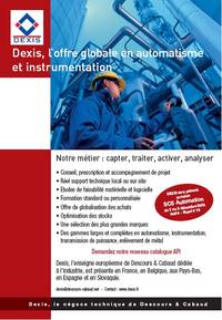 Automatisme et instrumentation, offre globale