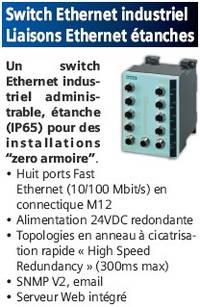 Switch pour liaison Ethernet �tanche