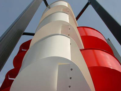 Une éolienne à axe vertical