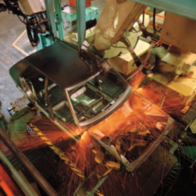 Protection grillagée