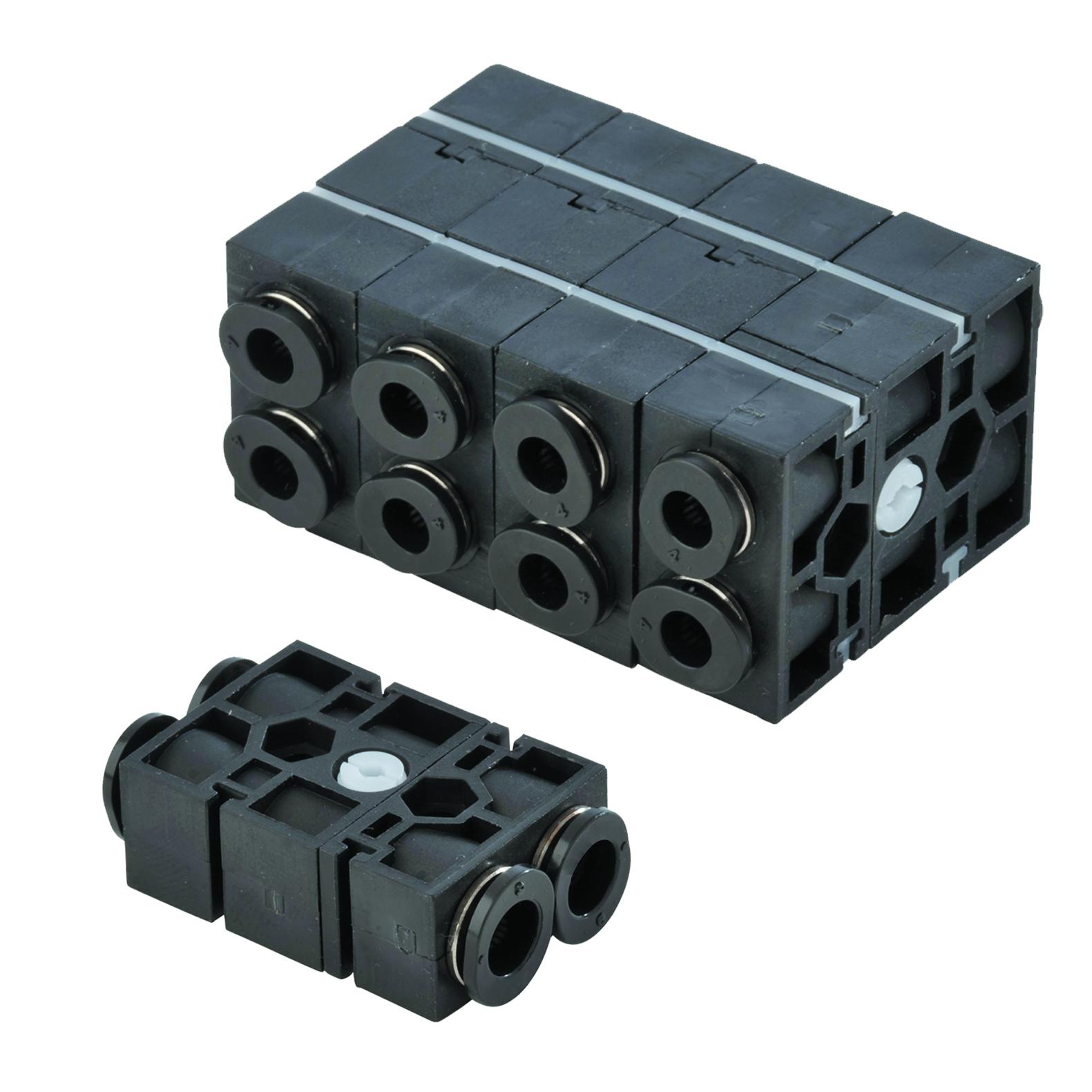 IQS Lot De 5 Raccords Pneumatiques En T 6 Mm