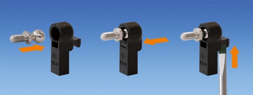 Articulations angulaires igubal d’Igus