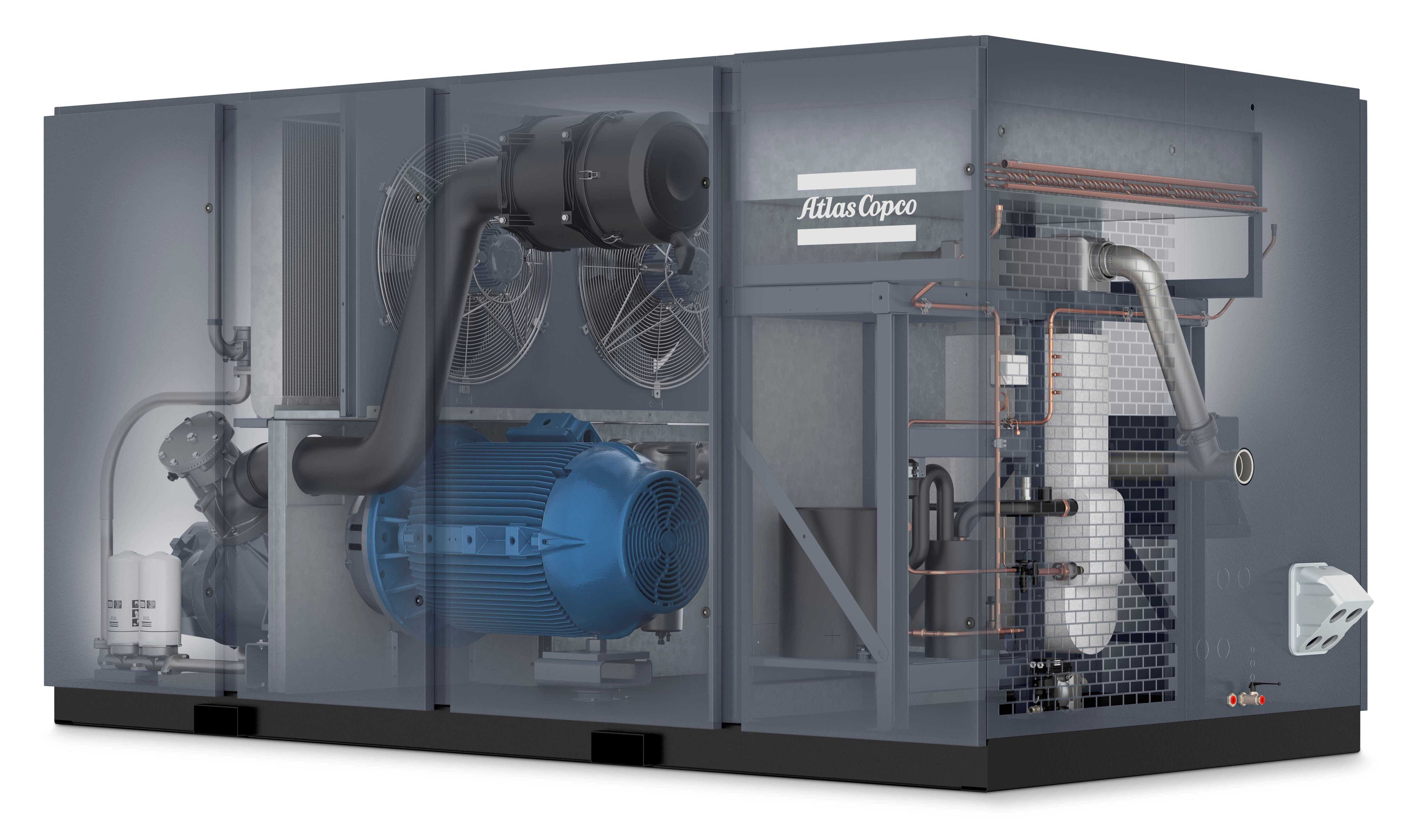 Compresseurs d’air à vis GA 90+160 d’Atlas Copco