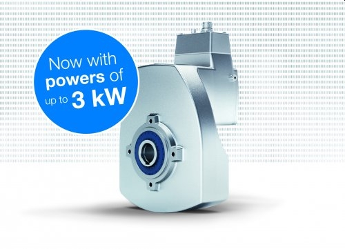 Le motoréducteur breveté DuoDrive de NORD est désormais disponible dans des puissances allant jusqu'à 3 kW.