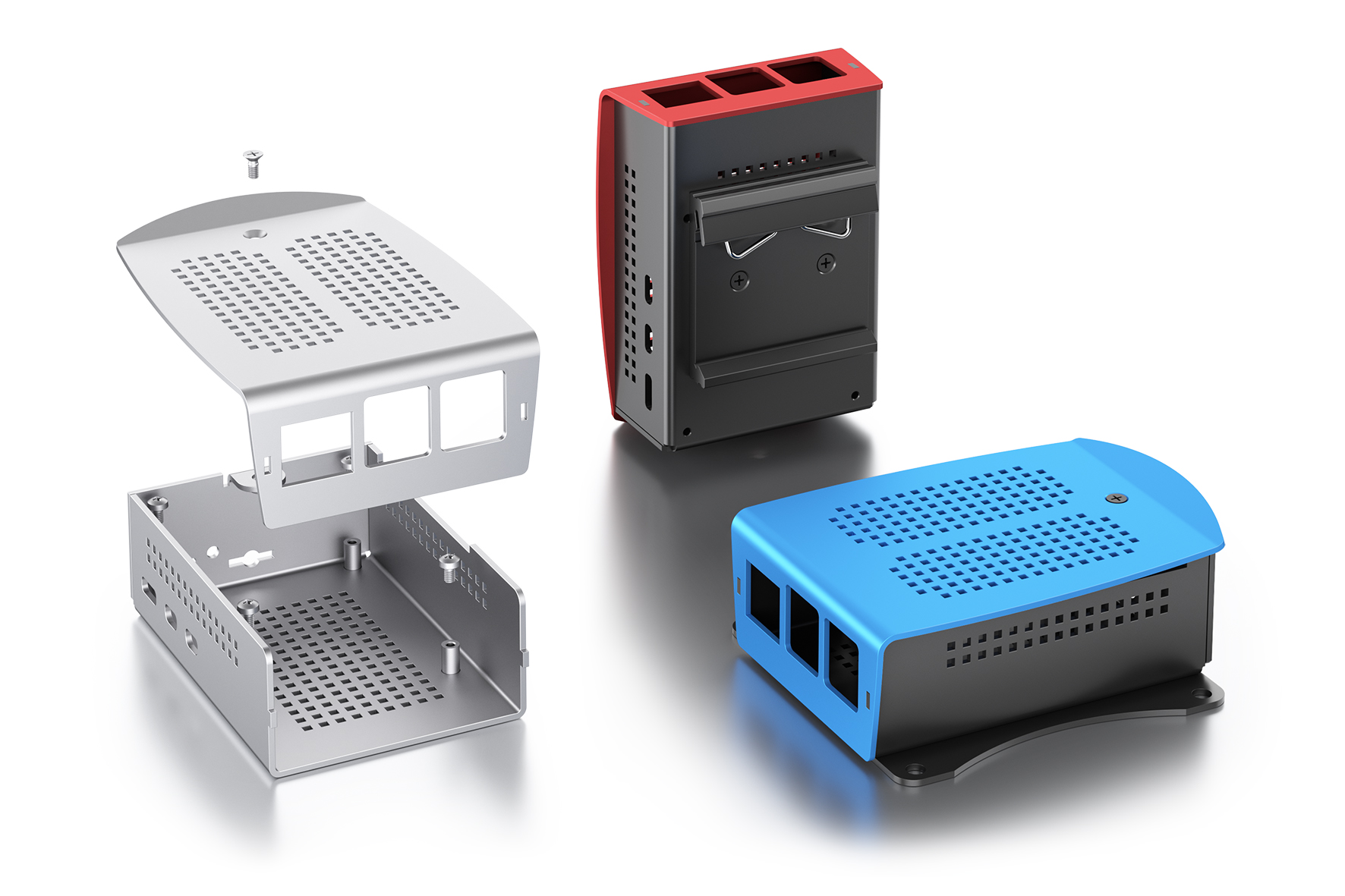 Boitier Raspberry Pi 5 Boîtier pour Raspberry Pi 5 avec dissipateur thermique en aluminium