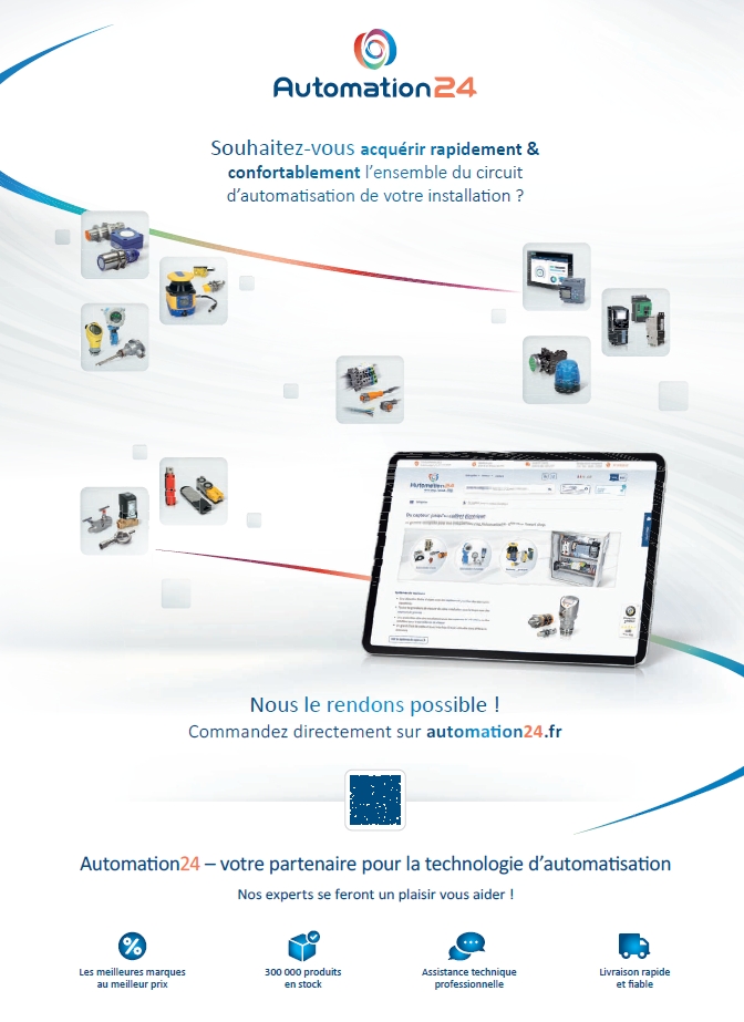 Tout pour l'automatisation complète des installations