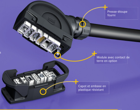 Connecteur ultra-performant et léger