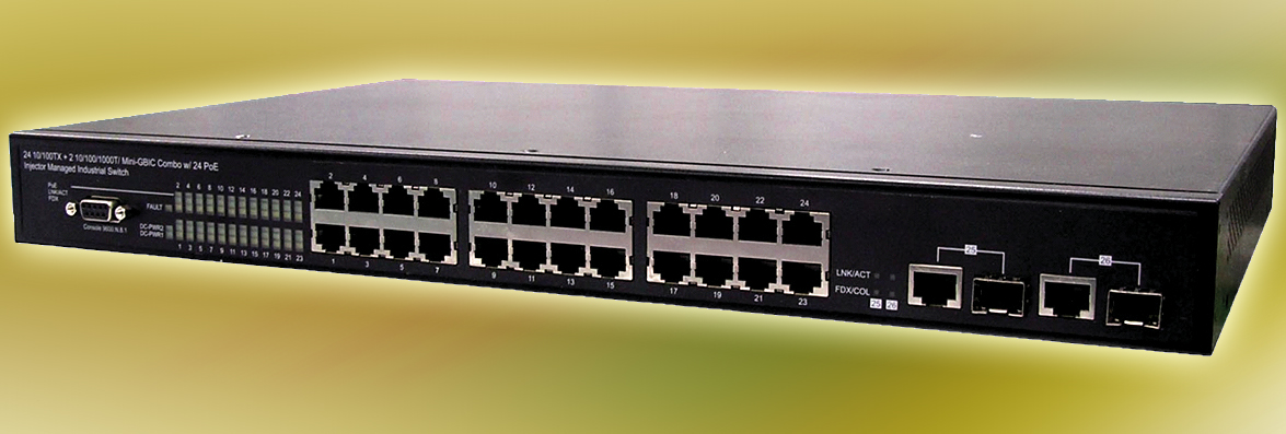 Switch industriel rackable